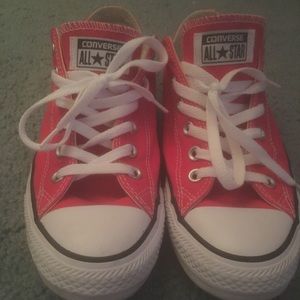 Converse pink sneakers